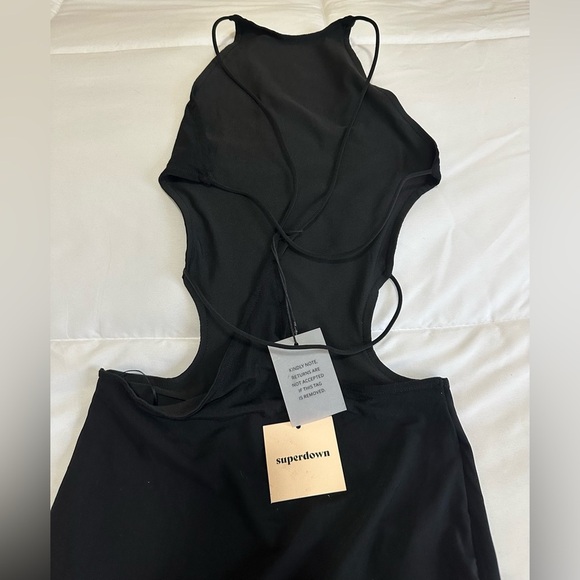 New Superdown Rue Maxi Dress in Black Sz XS - Picture 4 of 6